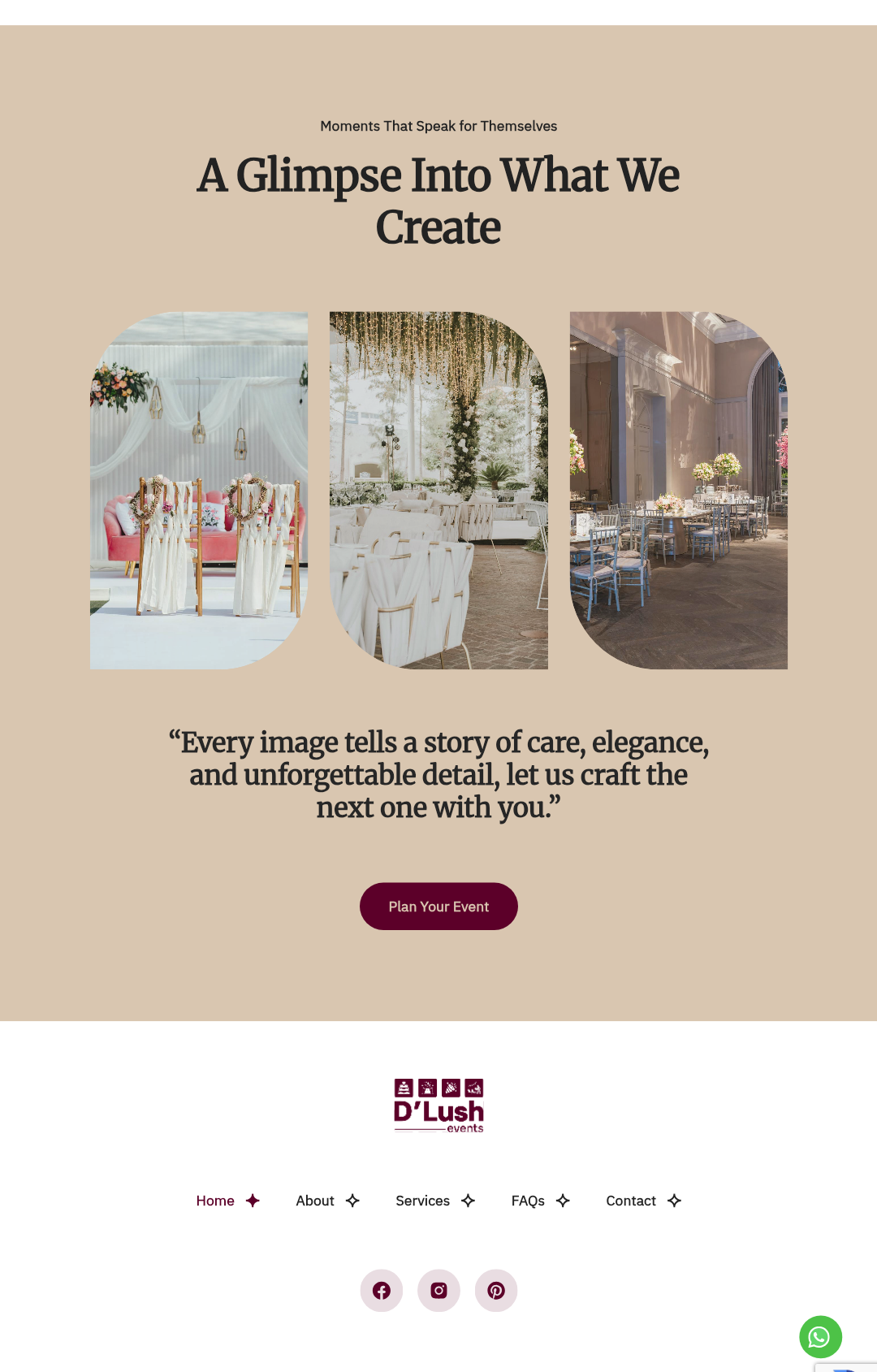 D'Lush Events